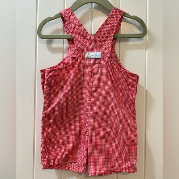 Peter Rabbit - Gingham Printed Overalls - Picture 2 of 5